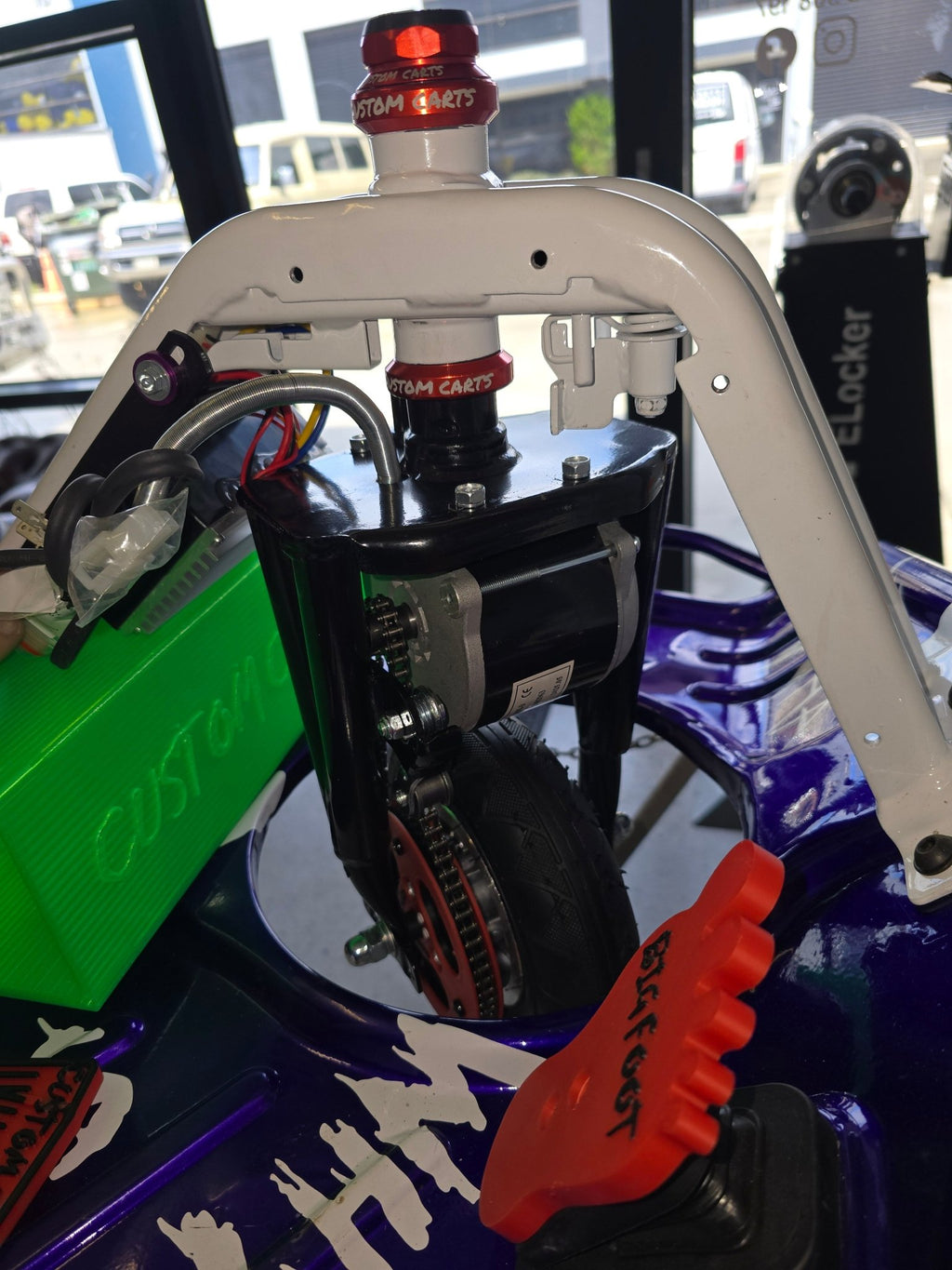 500w Upgrade Razor Crazy Cart Standard Model Custom Carts Fork Set Kit - CUSTOM CARTS