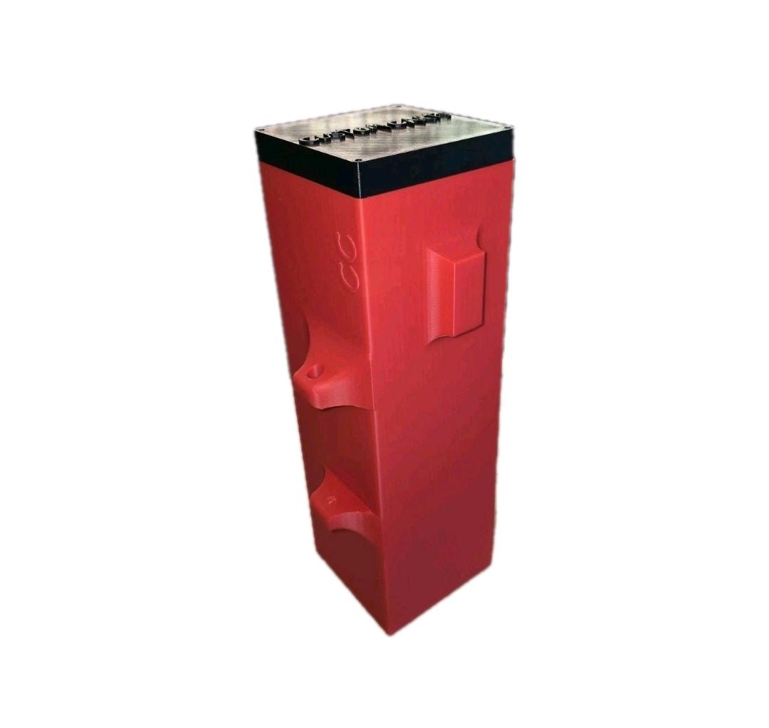 Razor Crazy Cart Custom Made Battery Box Upgrade Red & Black CC Logo 48v - CUSTOM CARTS