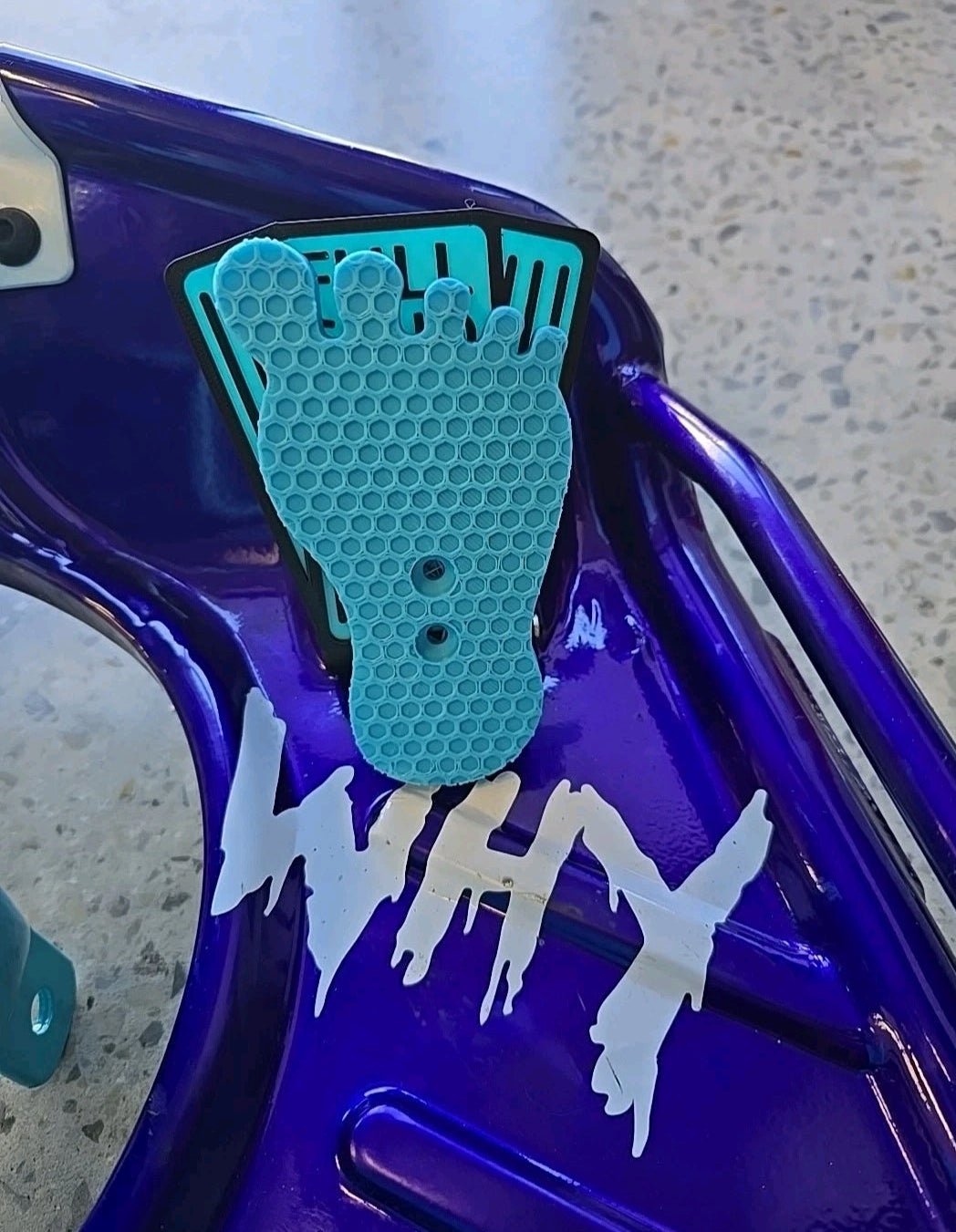 crazy cart Foot Pedal Upgrade Big FootCUSTOM CARTS CUSTOM CARTS #bigfoot#cc#chain guard4