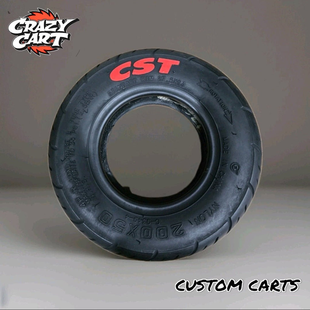 Razor Crazy Cart Standard and XL CST Street Air Tire 200X50 Upgrade - CUSTOM CARTS