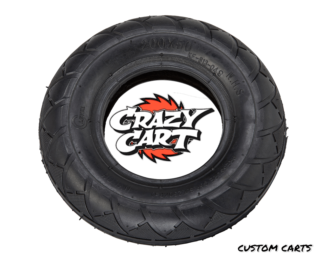 New Razor crazy cart Replacement Tyre 200x50 - CUSTOM CARTS