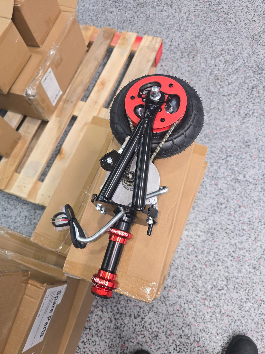 500w Upgrade Razor Crazy Cart Standard Model Custom Carts Fork Set Kit - CUSTOM CARTS