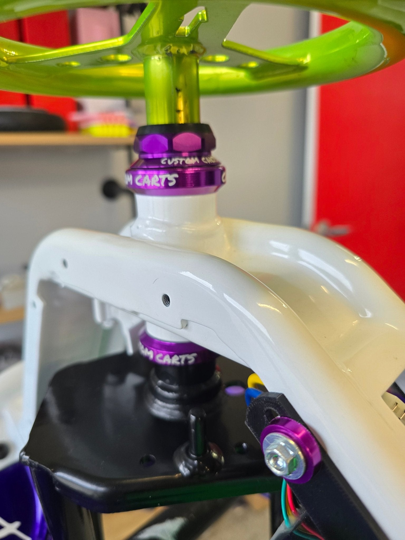 Threaded Sealed Headset bearings - Razor Crazy Cart Standard/XL upgrade Purple - CUSTOM CARTS