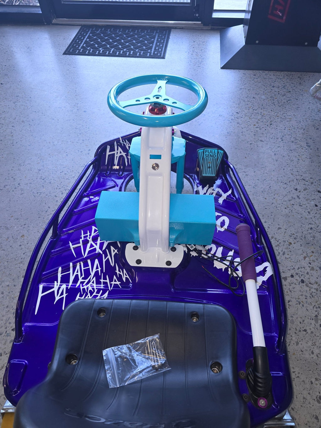 Razor Crazy Cart Custom Made Battery Box Upgrade Red & Black CC Logo 48v - CUSTOM CARTS